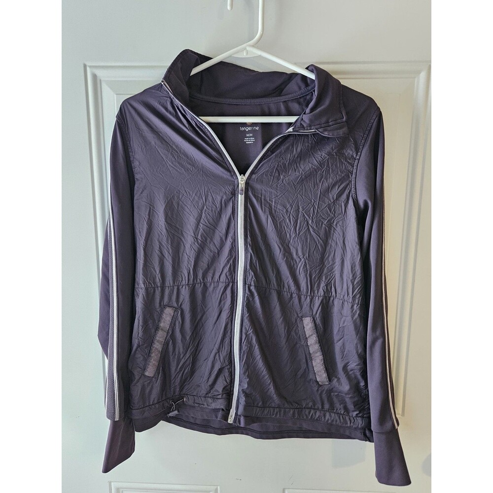 Tangerine‎ Women's Plum Track Jacket M Lightweight Full Zip
